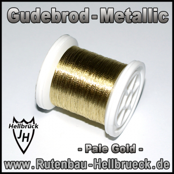 Gudebrod Bindegarn - Metallic - Farbe: Pale Gold -A-